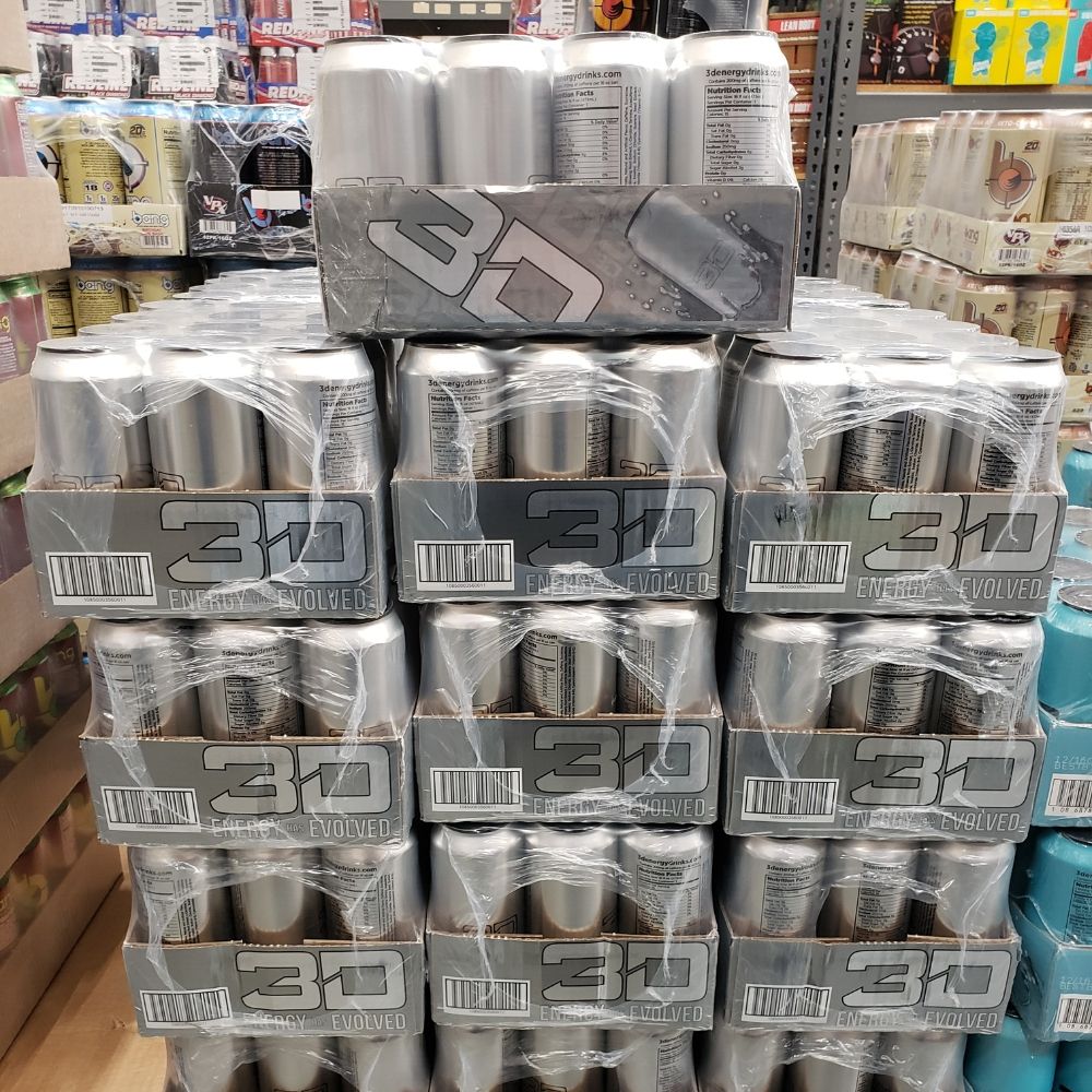 The All New "Chrome" 3D Energy Drinks Are Here!!!