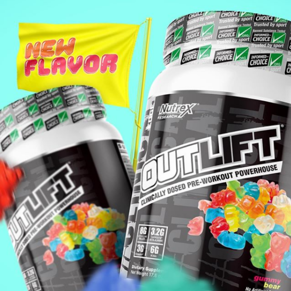 Nutrex Outlift Pre-Workout Introducing a New Gummy Bear Flavor
