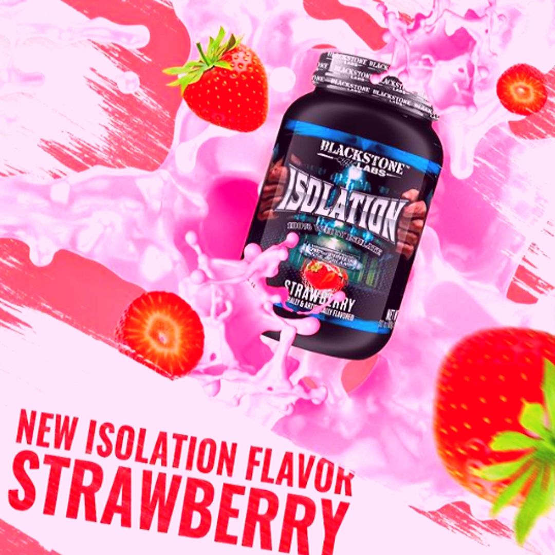 Blackstone Rolls Out New Strawberry Flavored Isolation Protein Powder
