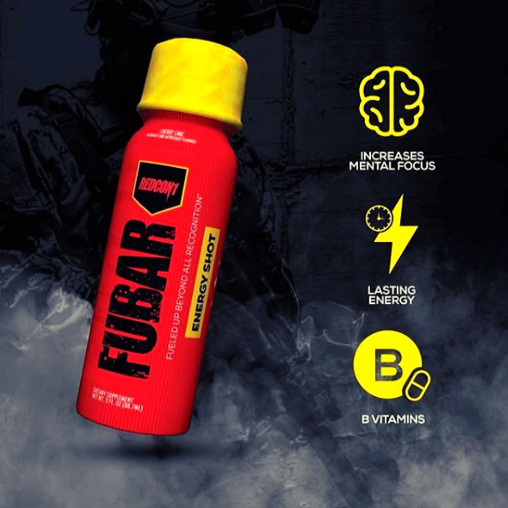 Redcon1 FUBAR, An All New RTD Energy Shot for Energy & Focus