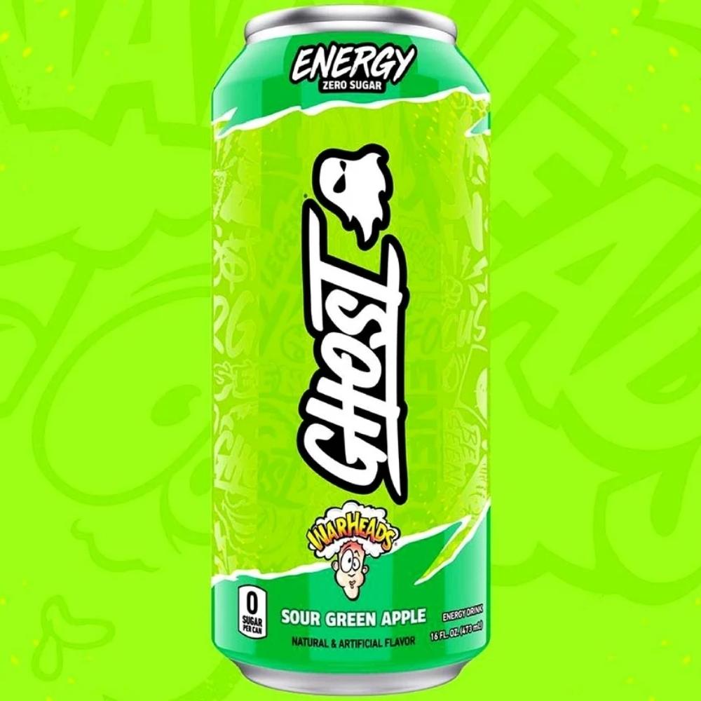 Ghost Energy Drink Comes Out With Sour Green Apple Warheads Flavor