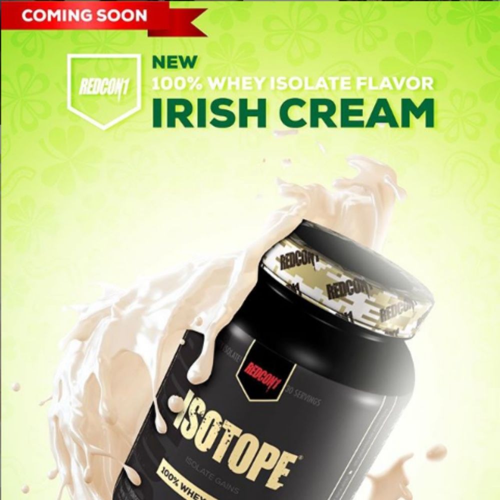 Redcon1 Launching New Irish Cream Flavored Isotope Very Soon!
