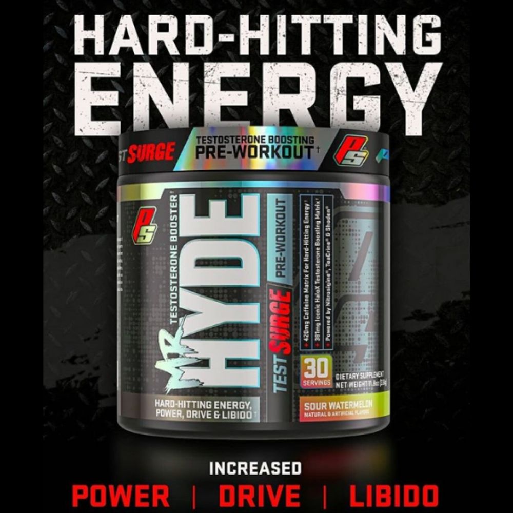 ProSupps Reveals Formula for Mr. Hyde Test Surge Pre-Workout