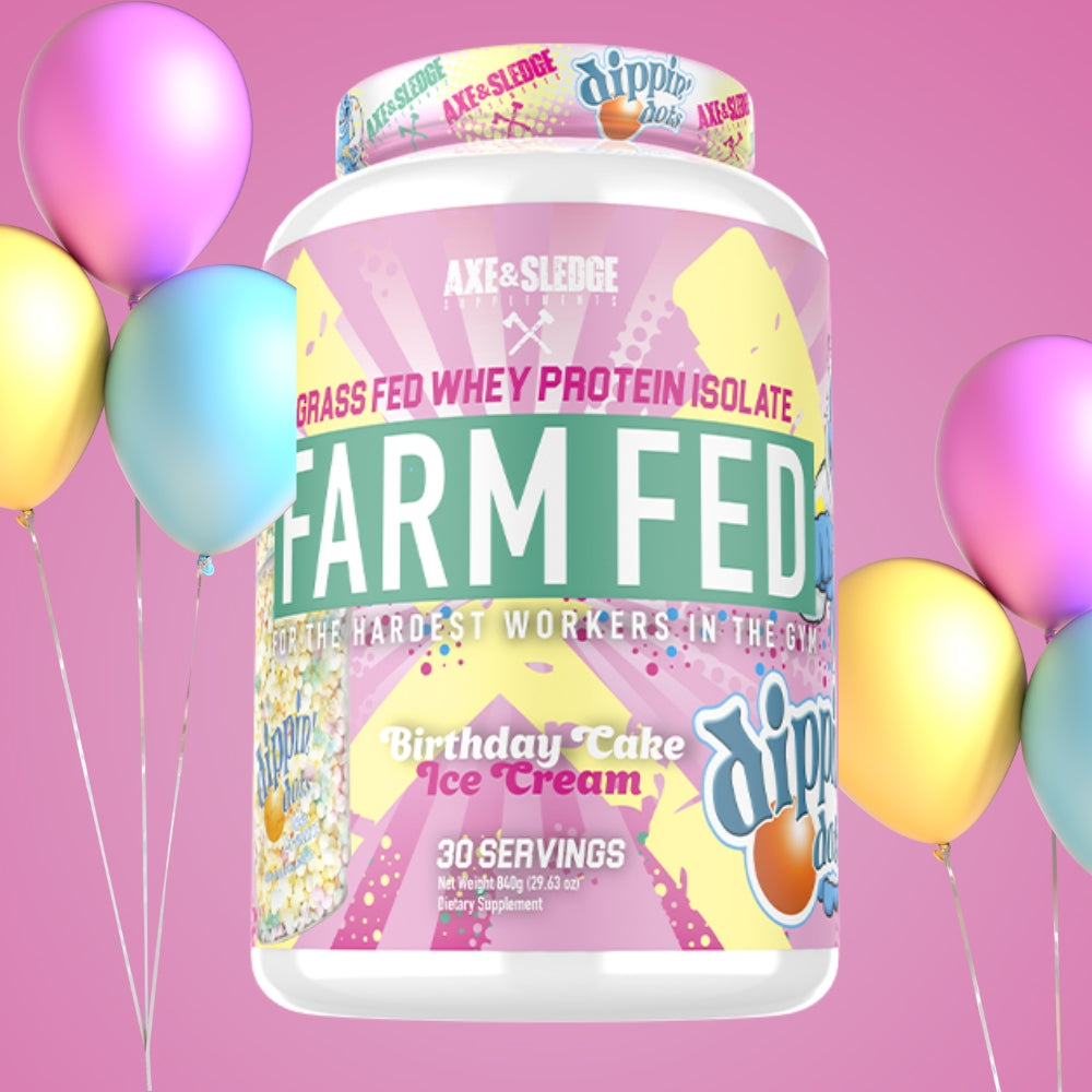 Axe & Sledge Farm Fed Dippin' Dots Birthday Cake