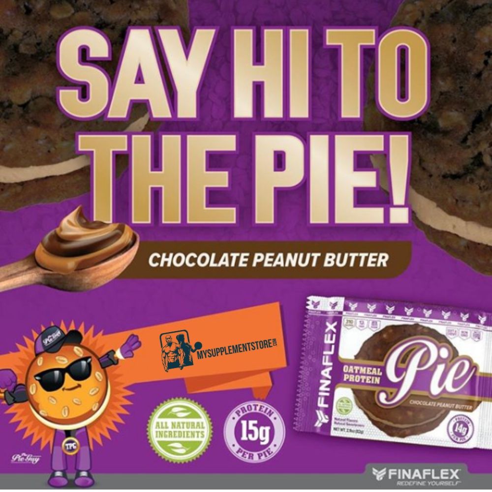 New Chocolate Peanut Butter Oatmeal Protein Pie from Finaflex