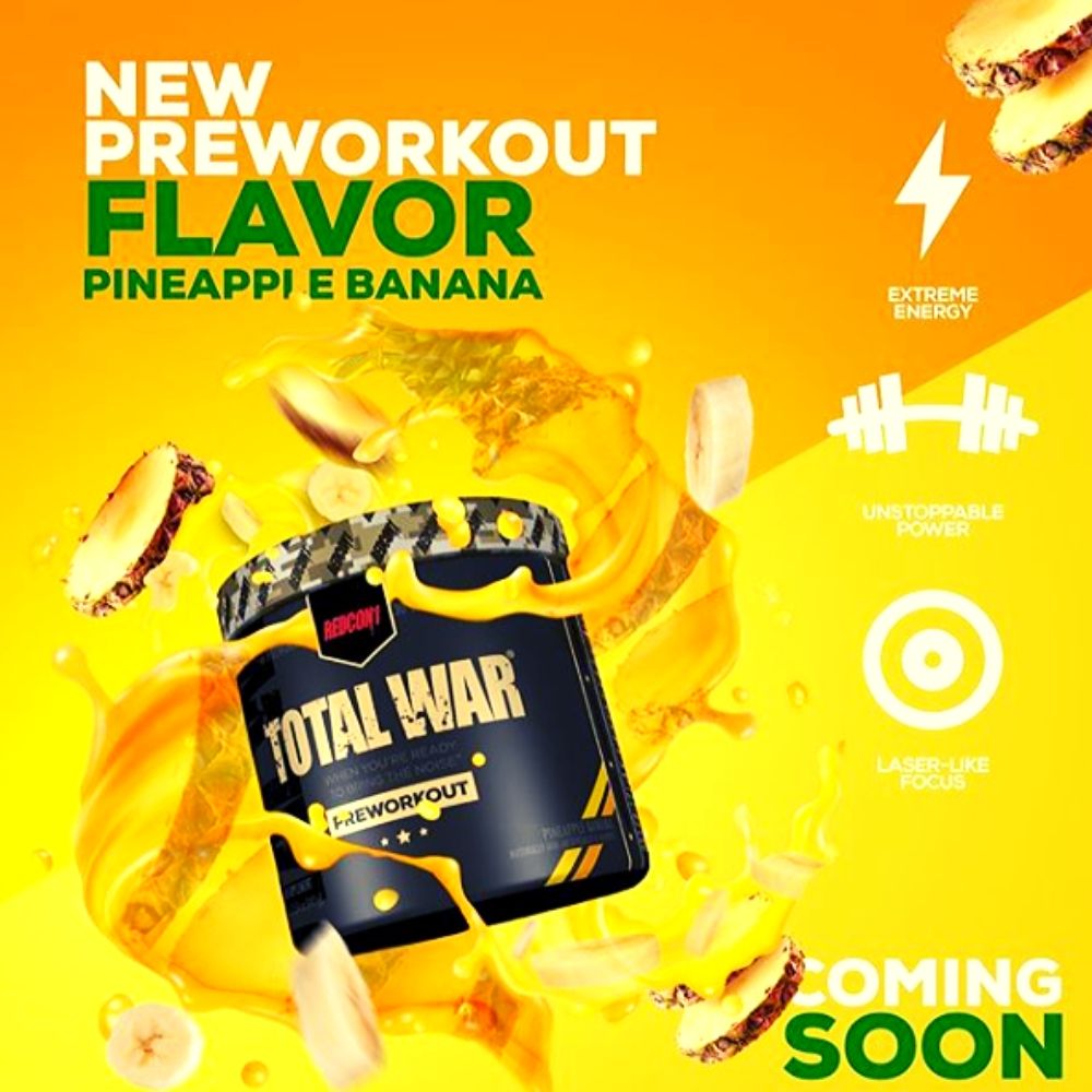 Coming Soon Redcon1 Total War Pineapple Banana Flavor