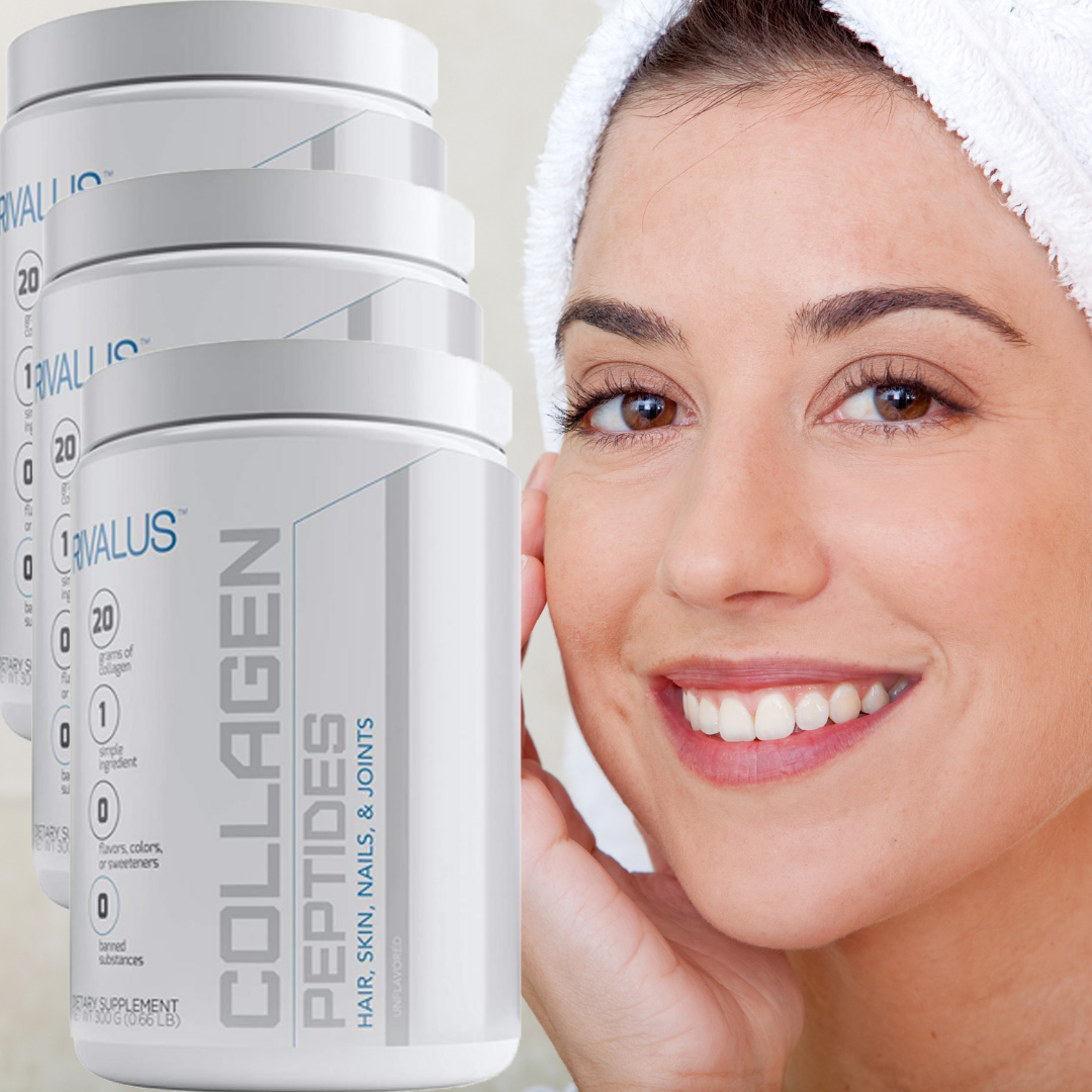 Give your Hair, Skin, and Nails What They Need with Rivalus Collagen Peptides
