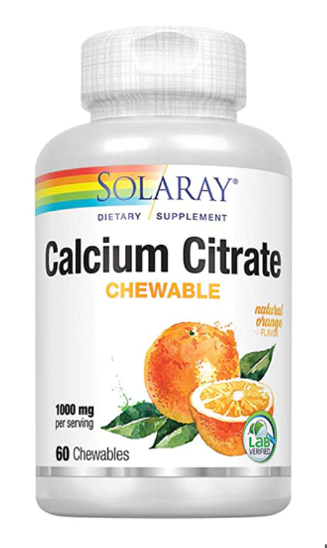 SOL CAL CITRATE CHEW ORG 60W