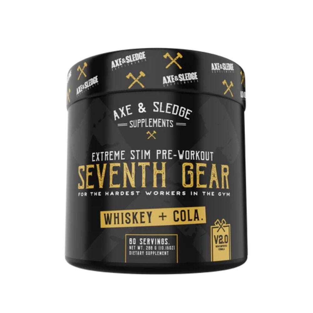 Axe & Sledge Seventh Gear 30 Servings Pre-Workouts AXE & SLEDGE Whiskey and Cola 