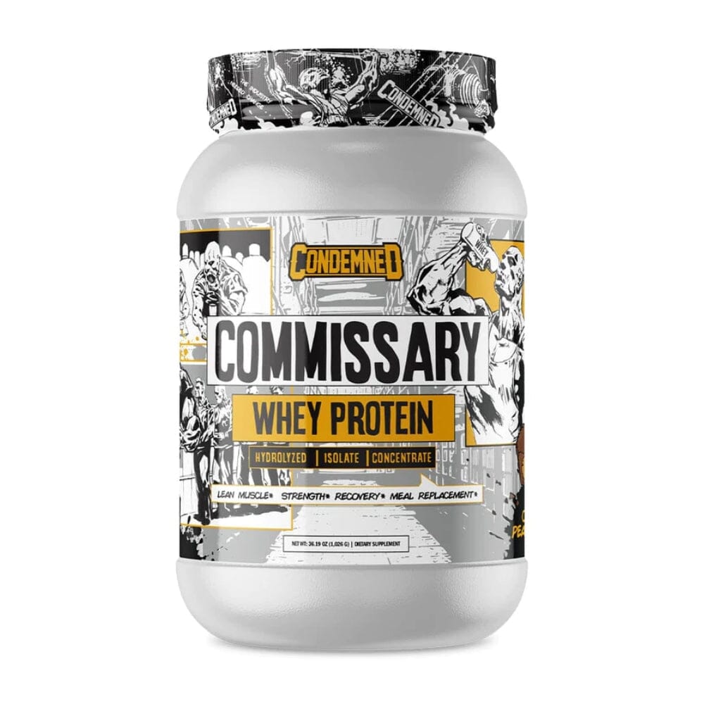 Condemned Labz Commissary Whey Protein 2lb Protein Powders Condemned Labratoriez Chocolate Peanut Butter 