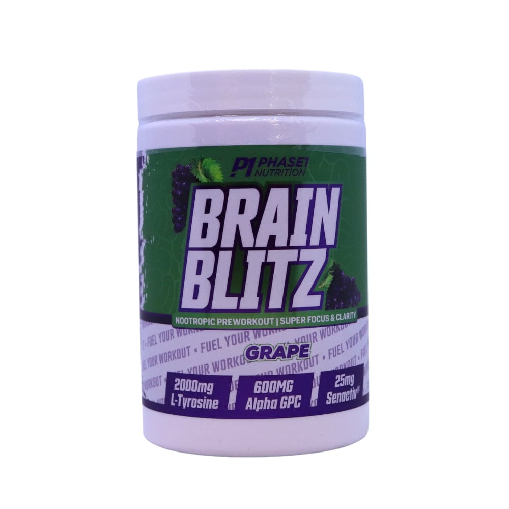 Phase One Nutrition Brain Blitz 25 Servings Pre-Workouts Phase One Nutrition Grape 
