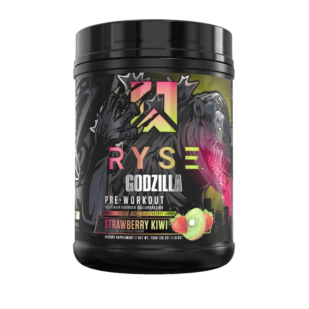 Ryse Godzilla Pre Pre-Workouts Ryse Supplements Strawberry Kiwi 