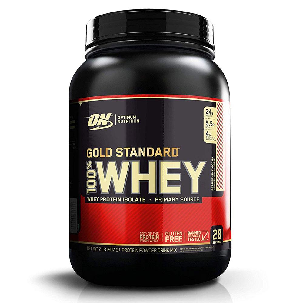 Optimum Nutrition 100% Whey Protein Gold Standard 2 Lbs Protein Optimum Nutrition Peppermint Mocha  (1057917435947)