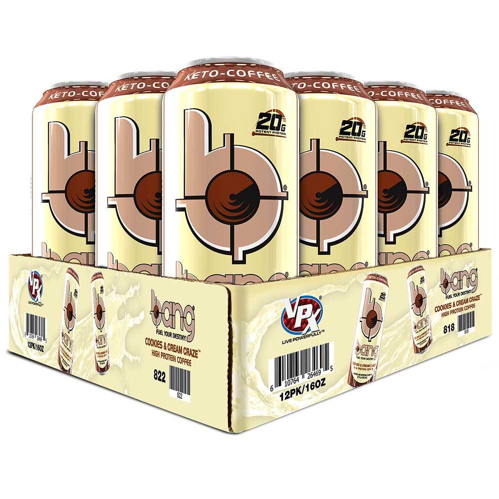 VPX Bang Keto Coffee 12/Case Drinks VPX Cookies and Cream Craze  (1838154907691)