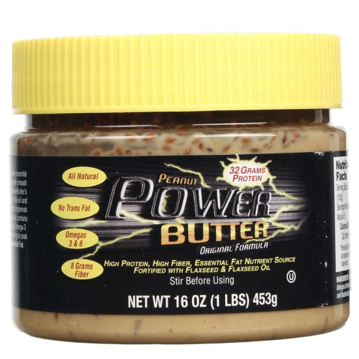 PowerButter Power Butter 16 Oz Foods & Snacks PowerButter  (1057995128875)