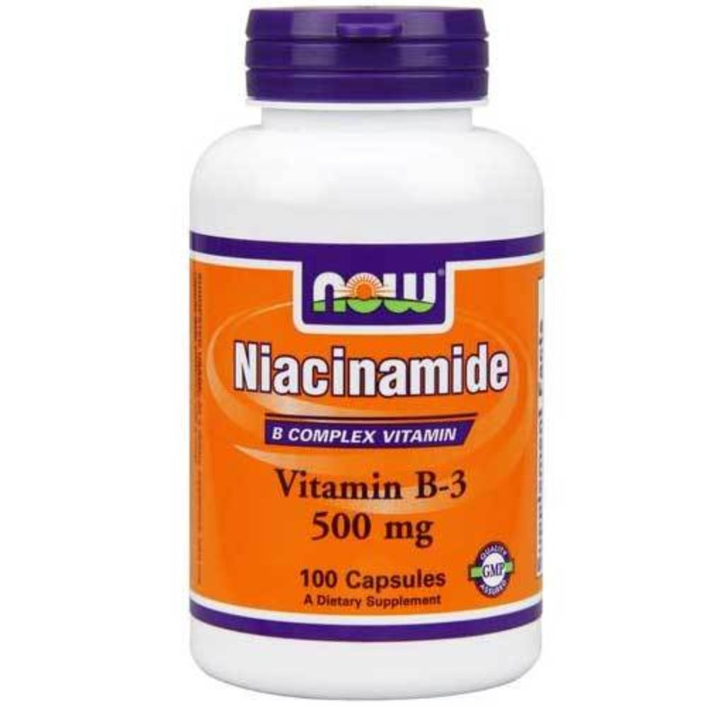 Now Foods Niacinamide 500 Mg 100 Capsules Vitamins Now Foods  (1059129851947)