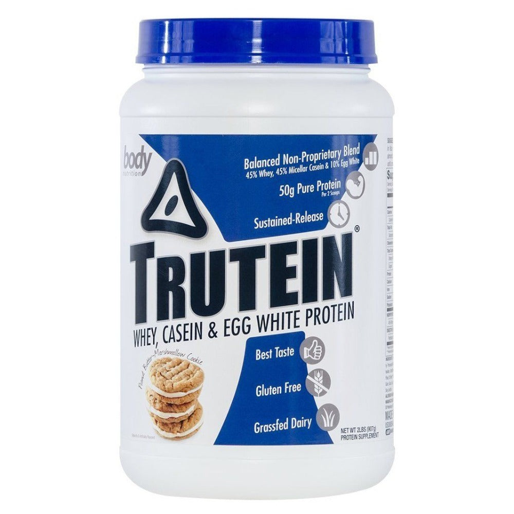Body Nutrition Trutein 2 Lbs Protein Body Nutrition Peanut Butter Marshmallow  (1058634203179)