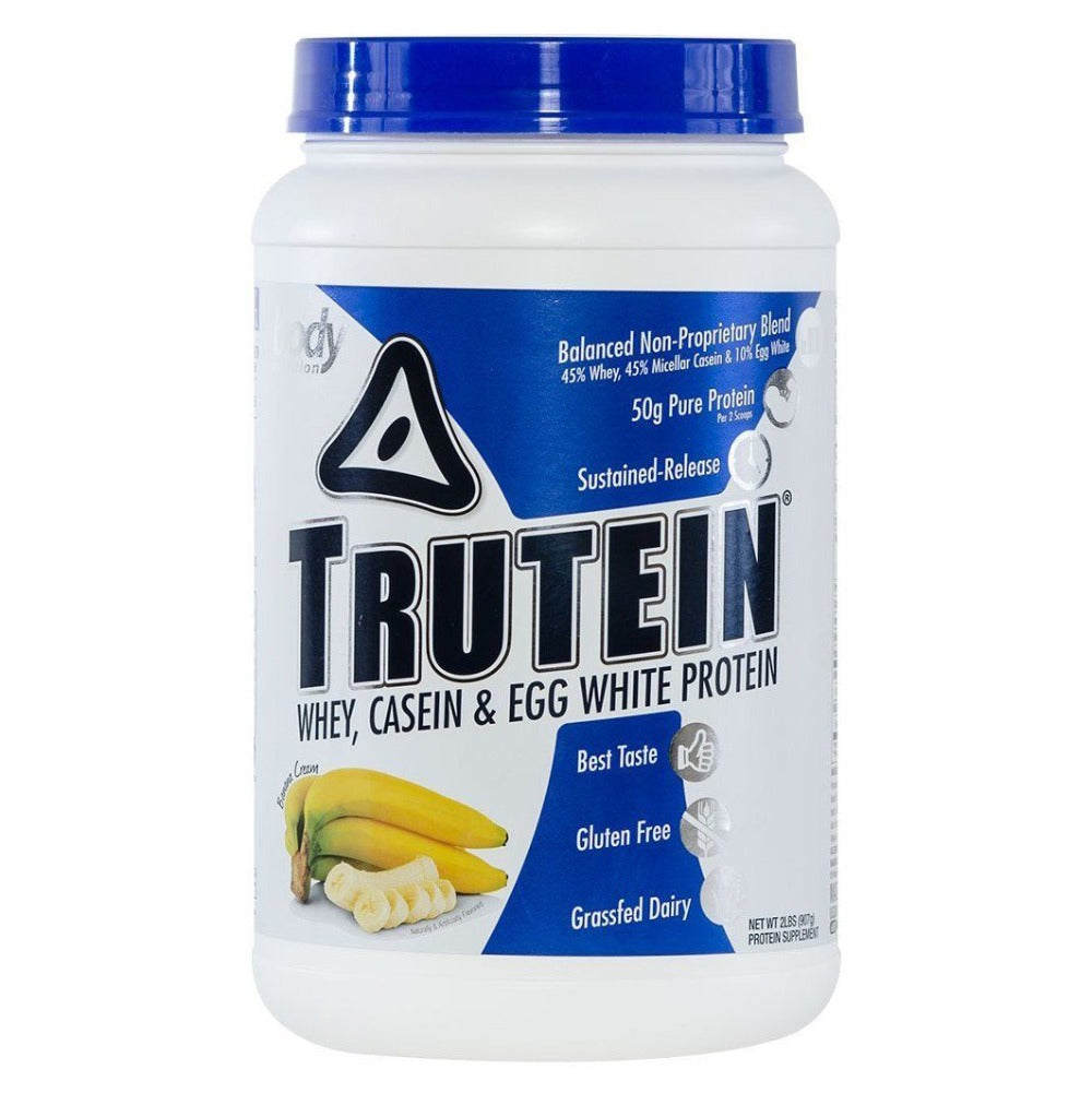 Body Nutrition Trutein 2 Lbs Protein Body Nutrition Banana Cream  (1058634203179)