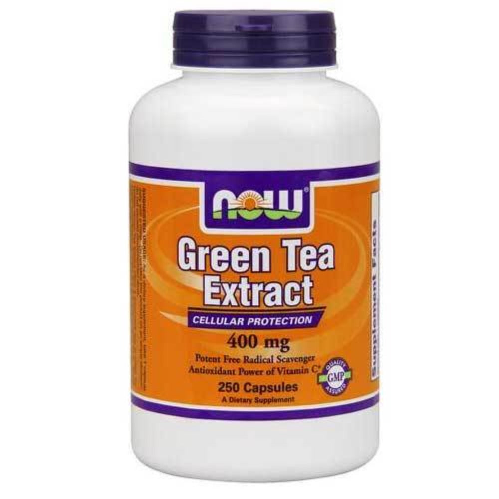 Now Foods Green Tea Extract 400 Mg 250 Capsules Antioxidants / CoQ-10 Now Foods  (1059113697323)