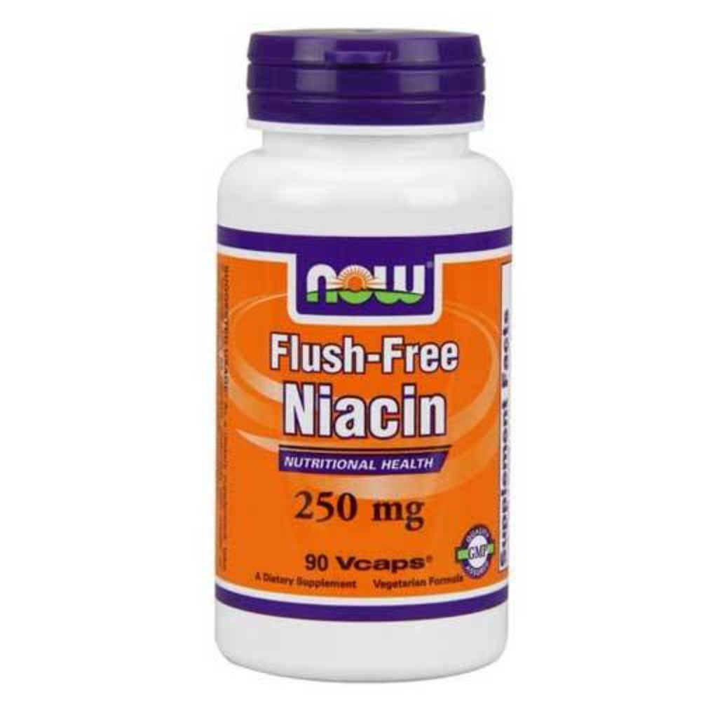 Now Foods Niacin Flush Free 250 Mg 90 Vegetable Capsules Vitamins Now Foods  (1059114778667)