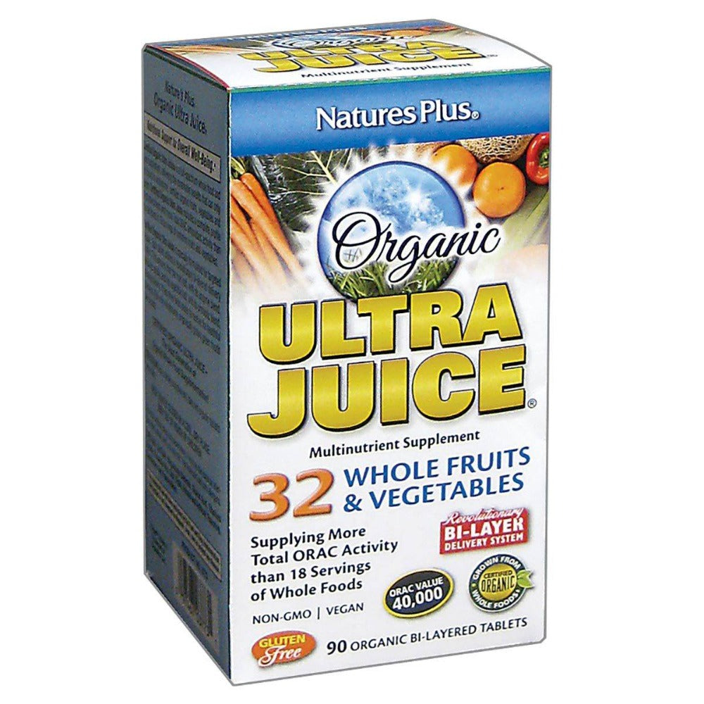 Nature's Plus Ultra Juice 90 Tablets Greens / Super Foods Nature's Plus  (1057909571627)