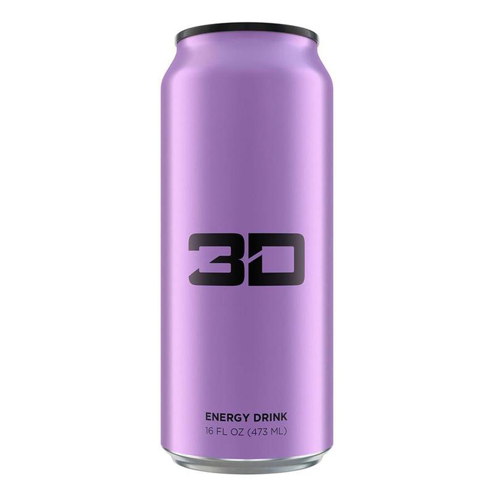 3D ENERGY DRINK 12/CASE Drinks UP ENERGY PURPLE  (1613762002987)