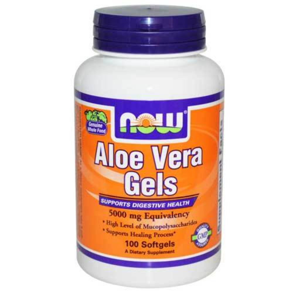 Now Foods Aloe Vera 5000 Mg 100 Softgels Antioxidants / CoQ-10 Now Foods  (1059105013803)