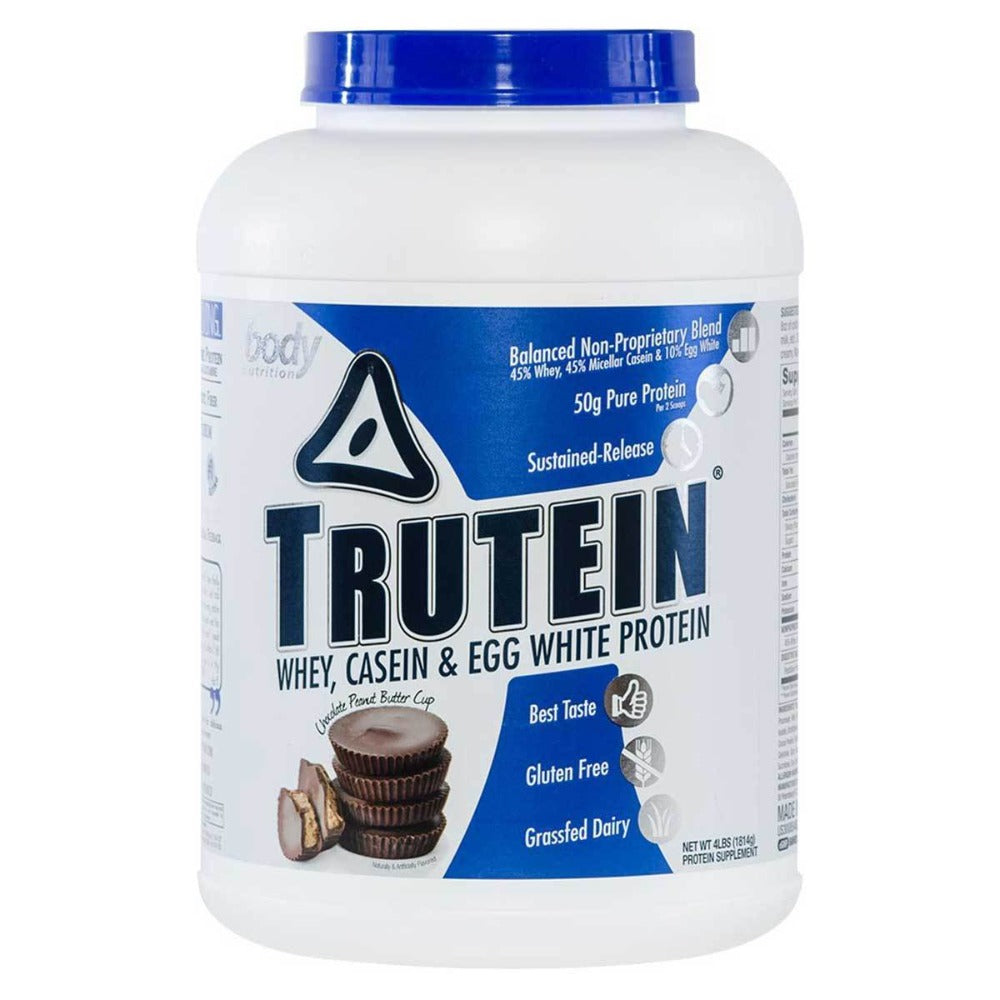 Body Nutrition Trutein 4 Lbs Protein Body Nutrition Chocolate-Peanut Butter Cup  (1058632826923)