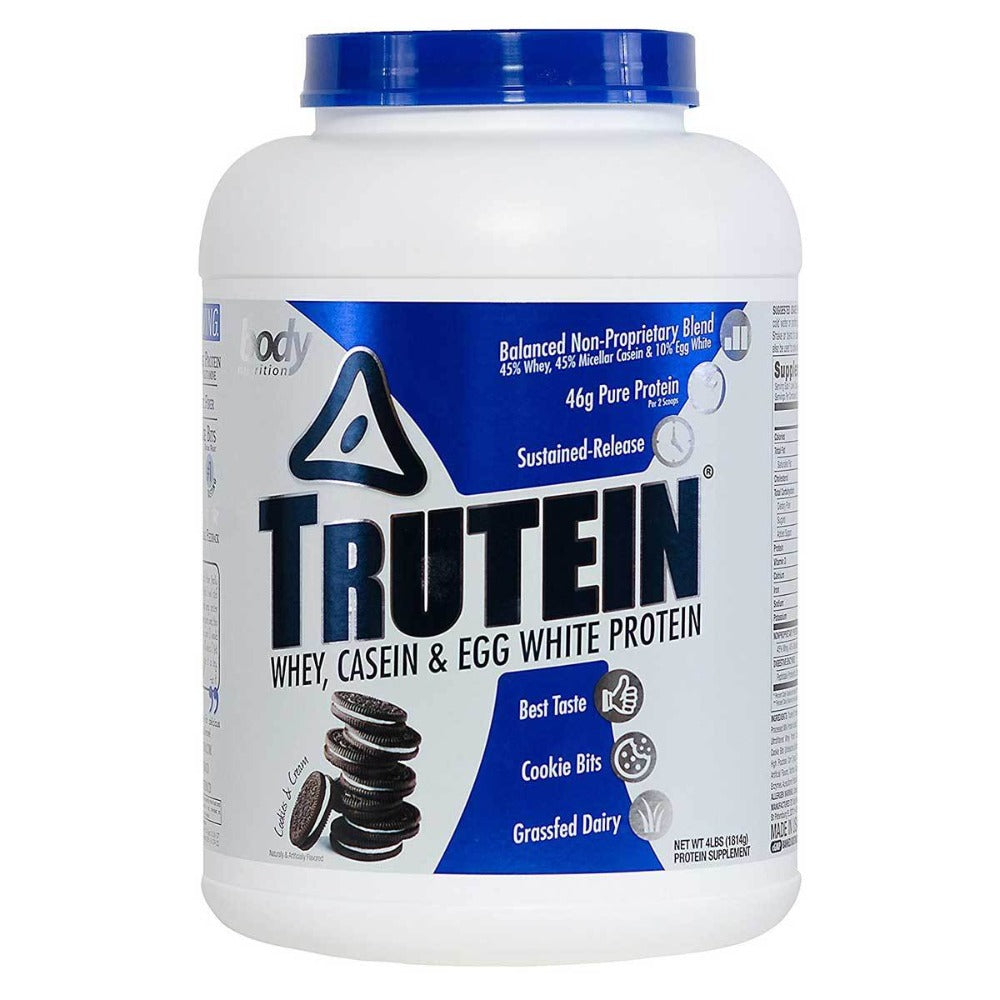 Body Nutrition Trutein 4 Lbs Protein Body Nutrition Cookies & Cream  (1058632826923)
