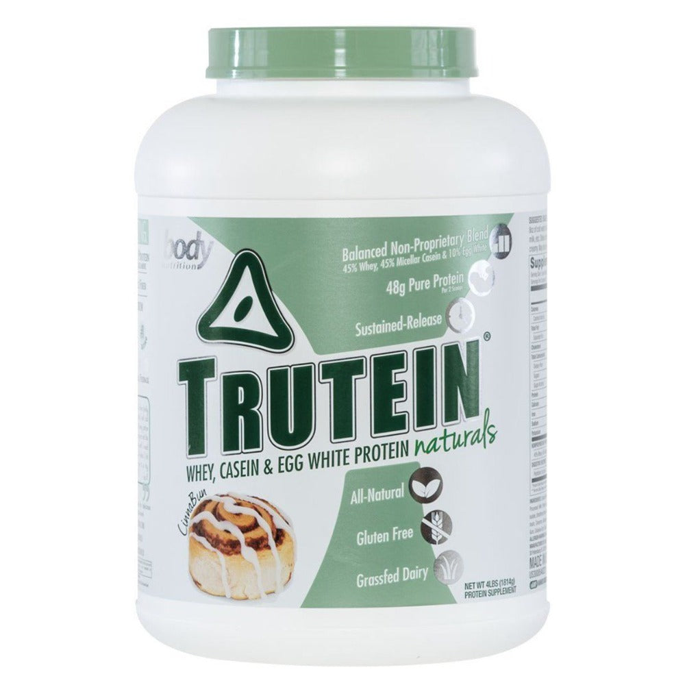 Body Nutrition Trutein Naturals 4 Lbs Protein Body Nutrition Cinnabun  (1059233890347)