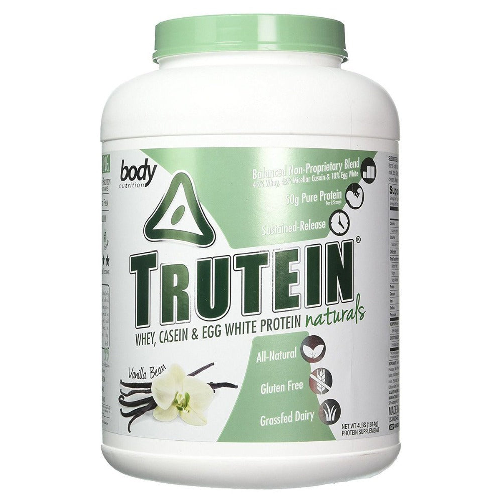 Body Nutrition Trutein Naturals 4 Lbs Protein Body Nutrition Vanilla Bean  (1059233890347)