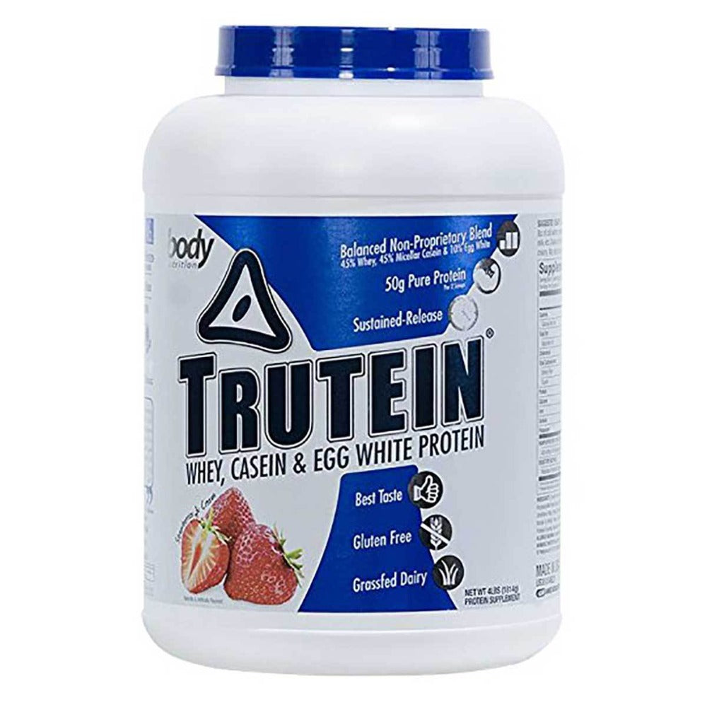 Body Nutrition Trutein 4 Lbs Protein Body Nutrition Strawberries & Cream  (1058632826923)