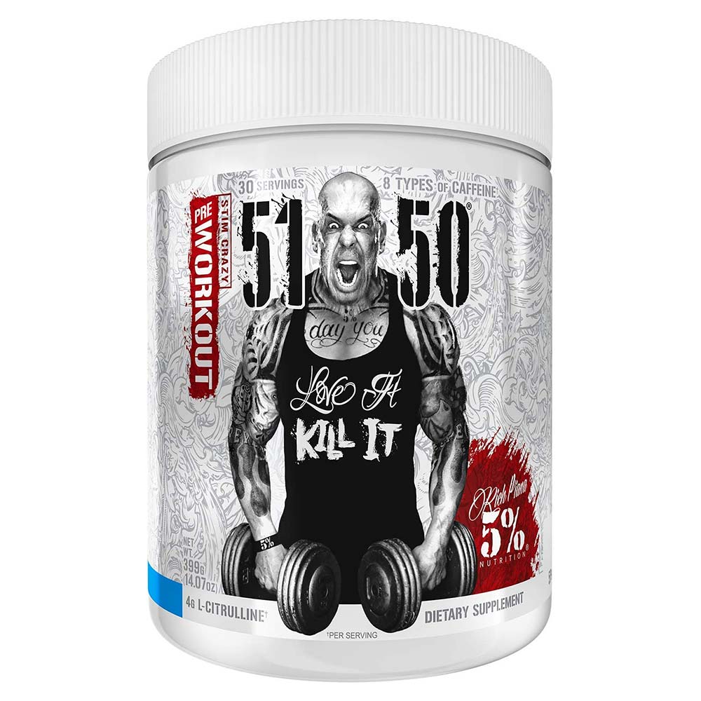 5% Nutrition 5150 30 Servings Pre-workout 5% Nutrition Blue Ice 