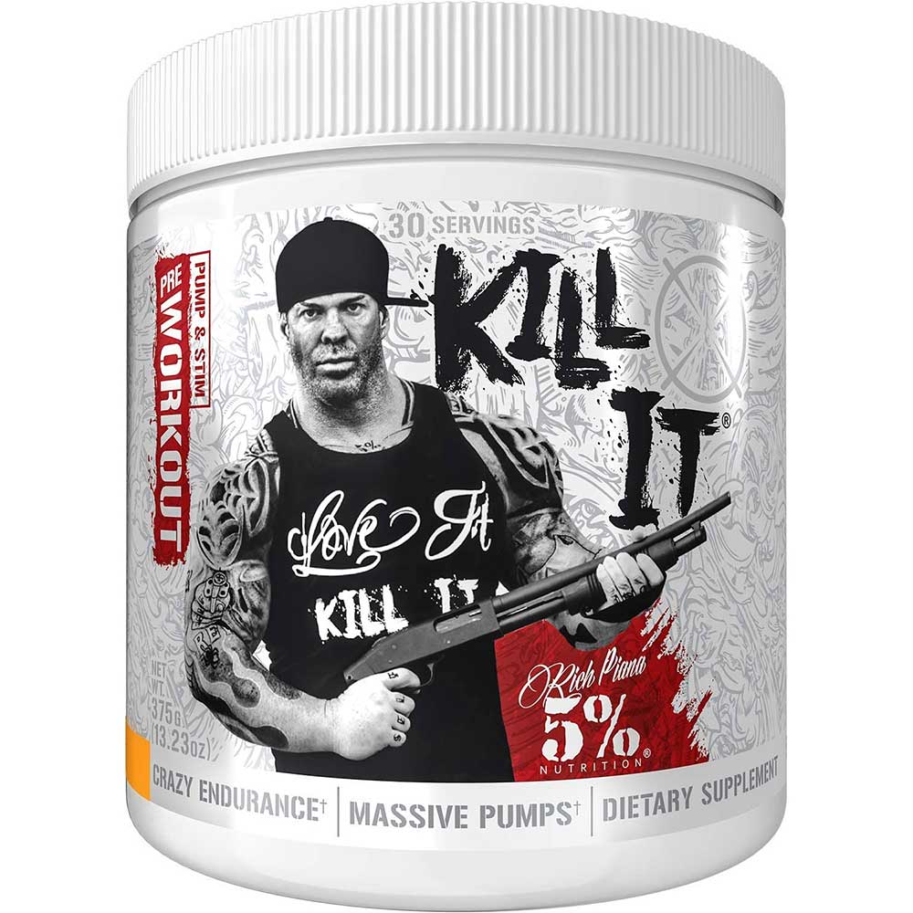 5% Nutrition Kill It 30 Servings Pre-workout 5% Nutrition Push Pop  (1059238215723)