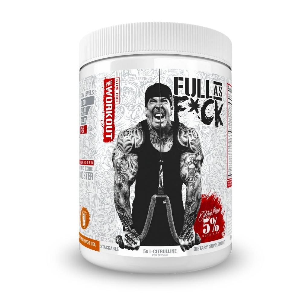 5% Nutrition Full As F*ck 25 Servings Pre-workout 5% Nutrition Sweet Tea 