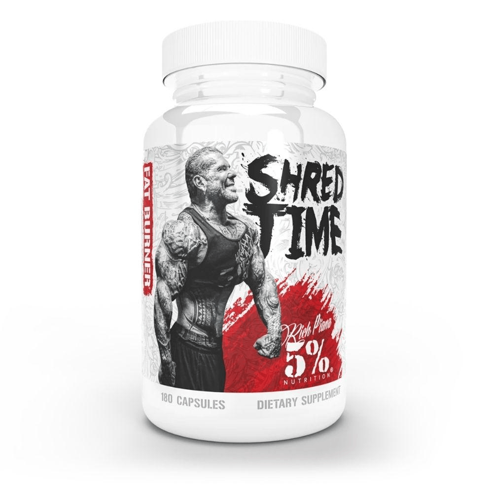 5% Shred Time 180c Fat Burner 5% Nutrition 