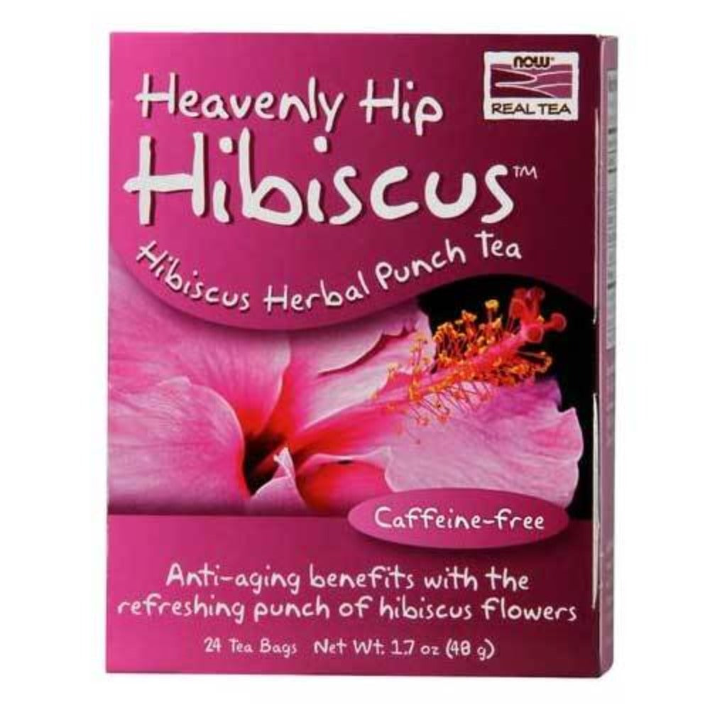 Now Foods Heavenly Hip Hibiscus Tea Bags 24 Bags Teas Now Foods  (1059116679211)