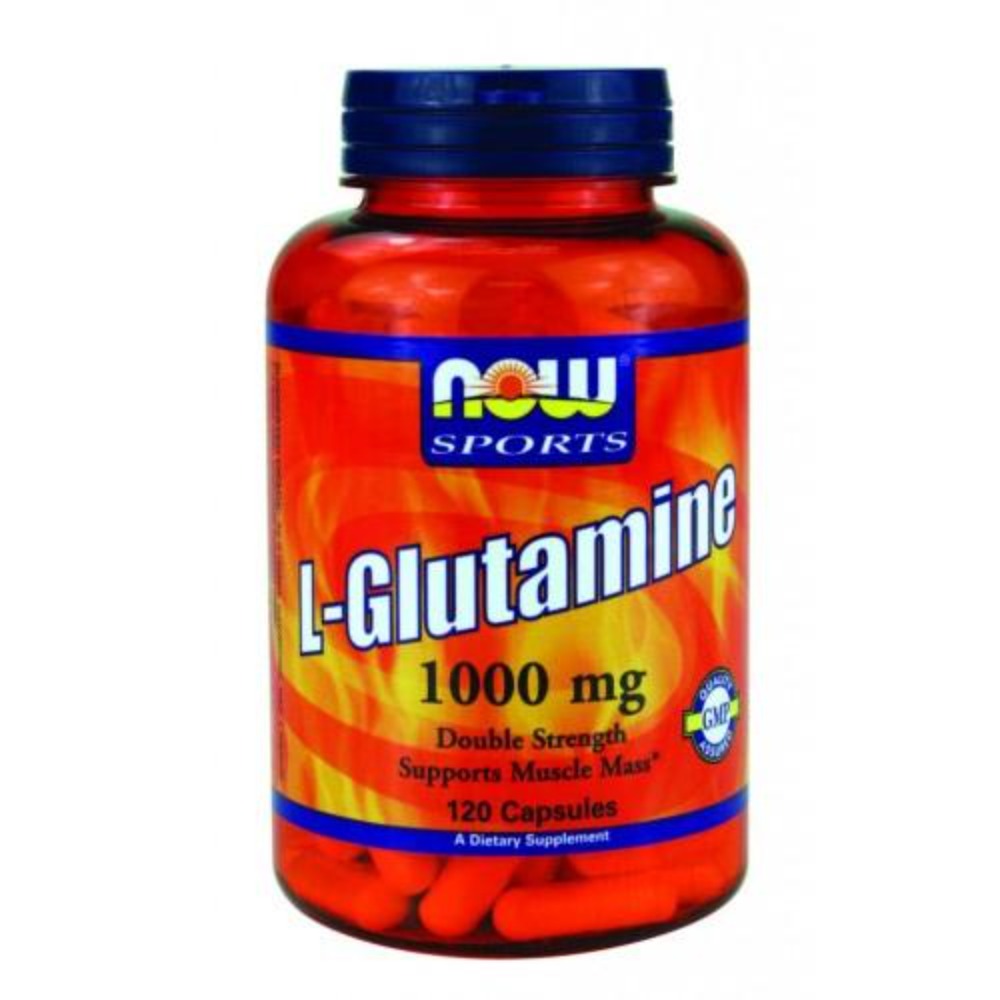 Now Foods L-Glutamine 1000mg 120 Caps Now Foods  (1059051503659)