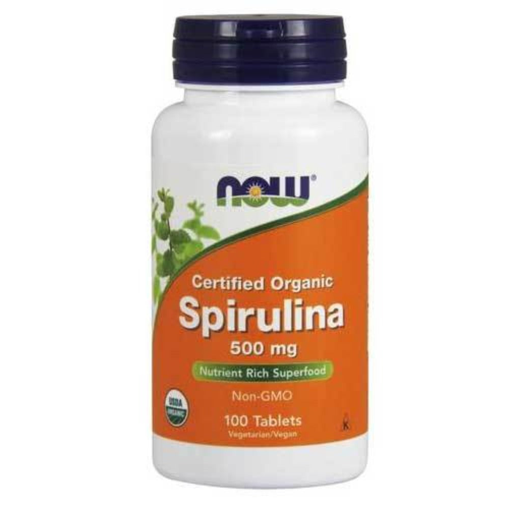 Now Foods Spirulina 500 Mg 100 Tablets Greens / Super Foods Now Foods  (1059117301803)