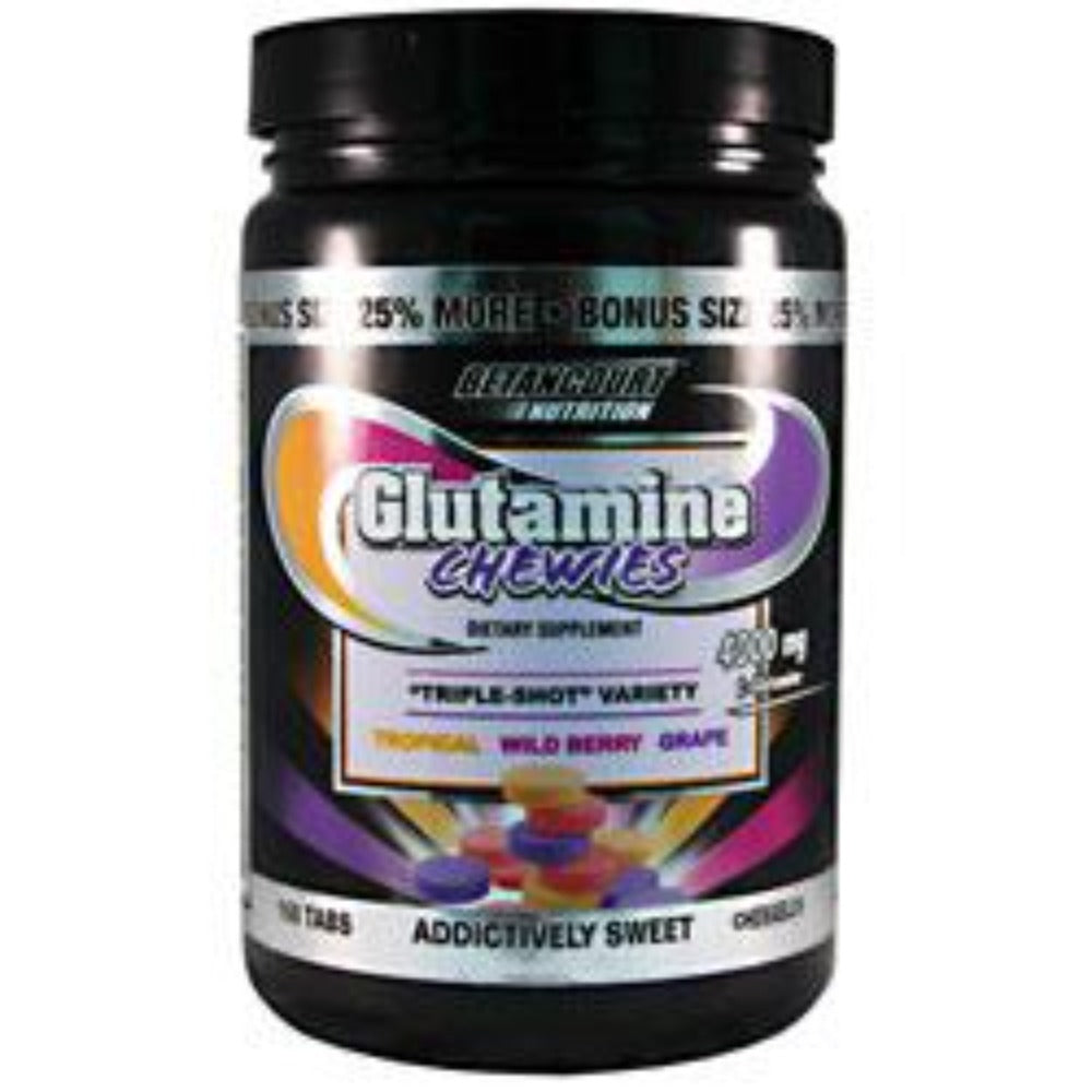 Betancourt Nutrition Glutamine Chewies 160 Tabs Betancourt Nutrition Triple-Shot Variety  (1058678374443)