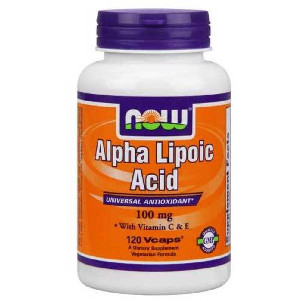 Now Foods Alpha Lipoic Acid 100 Mg 120 Vegetable Capsules Now Foods  (1059157835819)