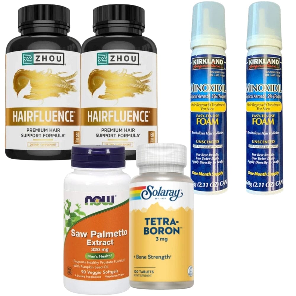 8 Week Advanced Oral/Topical Hair Loss Protection Stack Kirkland 