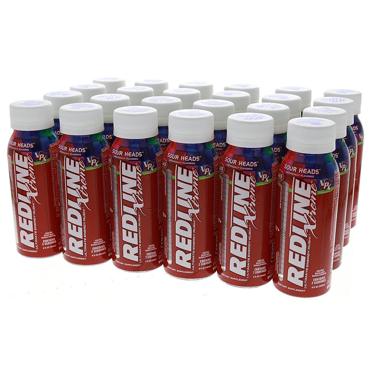 VPX Redline Extreme RTD 24/Case Diet/Energy VPX Sour Heads  (1058083700779)