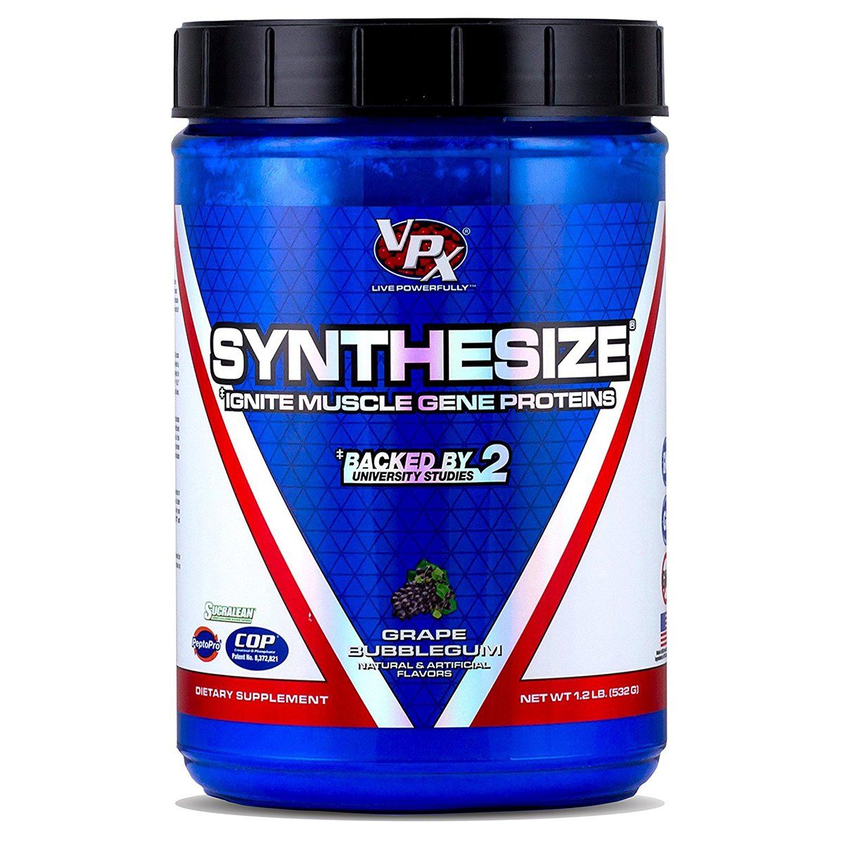 VPX NO SyntheSize 28 Servings Pre-workout VPX Grape Bubble Gum  (1058139144235)