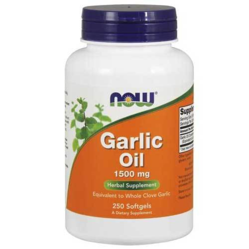 Now Foods Garlic Oil 1500 Mg 250 Softgels Now Foods  (1059141484587)