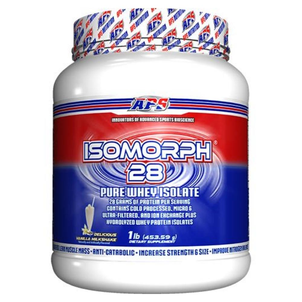 APS Nutrition Isomorph 28 1Lb Protein Powders APS Nutrition Vanilla Milk Shake 
