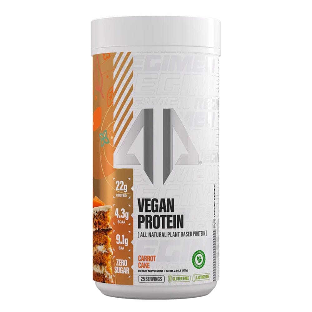 Alpha Prime Sports Regimen Vegan Protein 2lb Protein Powders AP Sports Regimen Carrot Cake 
