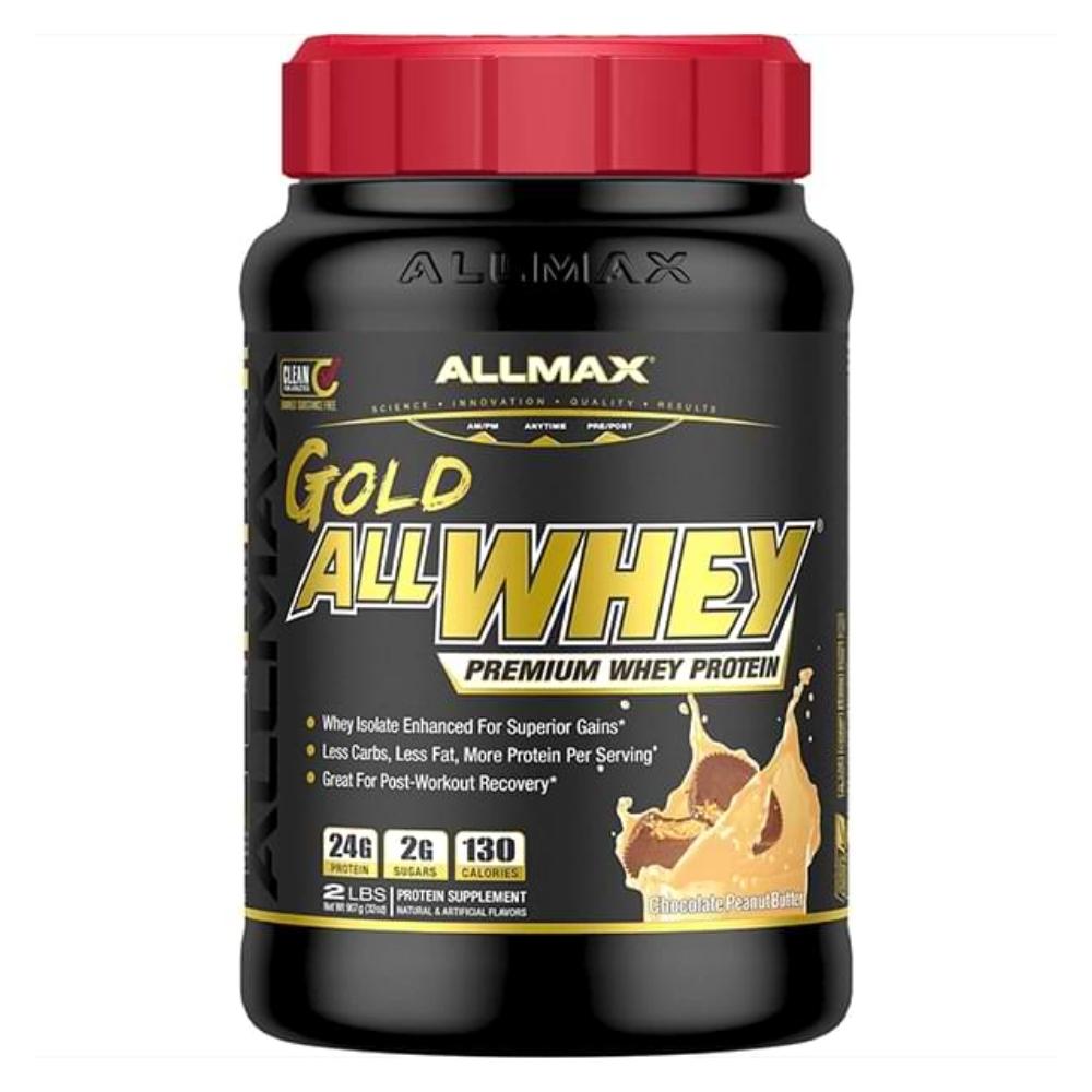 Allmax Nutrition AllWhey Gold 2 Lbs Protein Allmax Nutrition Chocolate Peanut Butter 