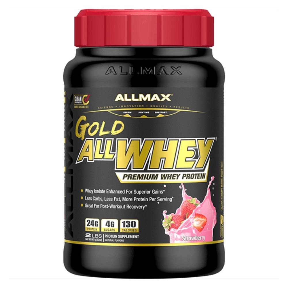 Allmax Nutrition AllWhey Gold 2 Lbs Protein Allmax Nutrition Strawberrry 