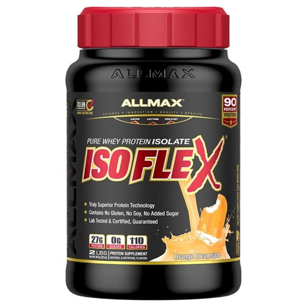 Allmax Nutrition IsoFlex 2 Lbs Protein Allmax Nutrition Arctic Orange Milkshake 
